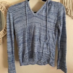 Boho Crochet Sweatshirt